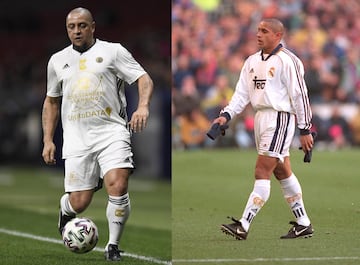 Changing faces: Figo, Roberto Carlos, Salgado, Eto'o....