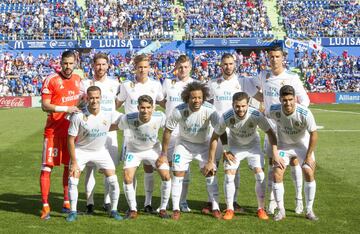 Once inicial del Real Madrid