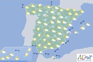 El tiempo el jueves 8 para el Puente de Diciembre 2016