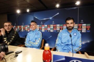 Rueda de Prensa de Maurizio Sarri, Callejón y Albiol.