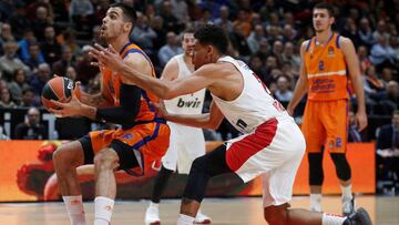 El Olympiacos deja al Valencia a las puertas del Top-8