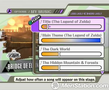 Sírvete la música en los combates de Super Smash Bros Brawl