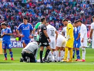 Futbol, Universidad de Chile vs Audax Italiano.
Fecha 20, Liga de Primera 2025.
El jugador de Audax Italiano Cristobal Munoz es fotografiado durante el partido de primera division disputado en el Estadio Nacional, en Santiago de Chile.
17/08/2025
Pepe Alvujar/Photosport
Football, Universidad de Chile vs Audax Italiano.
20th turn, Division League 2025.
Audax Italiano Cristobal Munoz player is pictured during the first division match at the National Stadium, in Santiago, Chile.
17/08/2025
Pepe Alvujar/Photosport