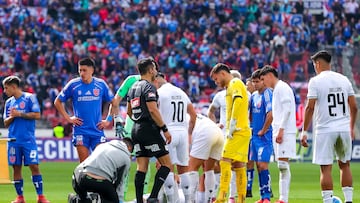Futbol, Universidad de Chile vs Audax Italiano.
Fecha 20, Liga de Primera 2025.
El jugador de Audax Italiano Cristobal Munoz es fotografiado durante el partido de primera division disputado en el Estadio Nacional, en Santiago de Chile.
17/08/2025
Pepe Alvujar/Photosport
Football, Universidad de Chile vs Audax Italiano.
20th turn, Division League 2025.
Audax Italiano Cristobal Munoz player is pictured during the first division match at the National Stadium, in Santiago, Chile.
17/08/2025
Pepe Alvujar/Photosport