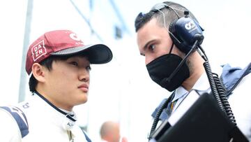 Yuki Tsunoda en el GP de Austria de 2022.