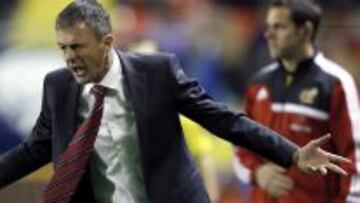 El entrenador del Levante Lucas Alcaraz