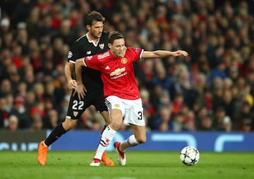 Nemanja Matic y Franco Vázquez.