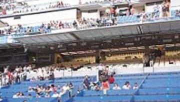 <b>LOS 'BOXES'. </b>Estas son las nuevas gradas, acotadas bajo el Palco.