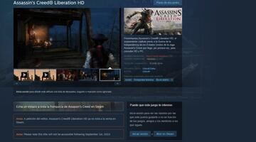 Assassin&#039;s Creed Liberation HD en Steam.