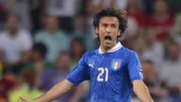 Andrea Pirlo, en un partido de la Eurocopa 2012 de Ucrania y Polonia