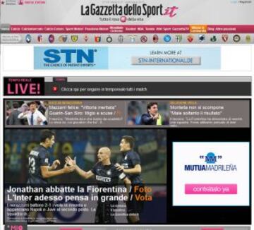 Portadas de la prensa extranjera