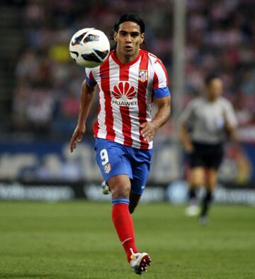 Falcao brilló con luz propia en Atlético de Madrid, donde anotó 70 goles en competiciones oficiales.