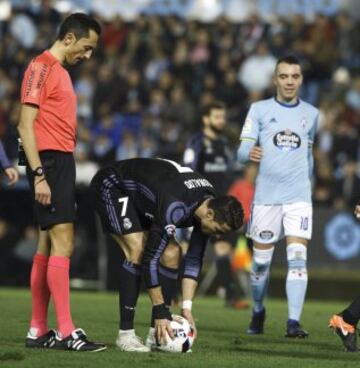 Cristiano Ronaldo anotó el 1-1 tras una falta de Roncaglia a Benzema.