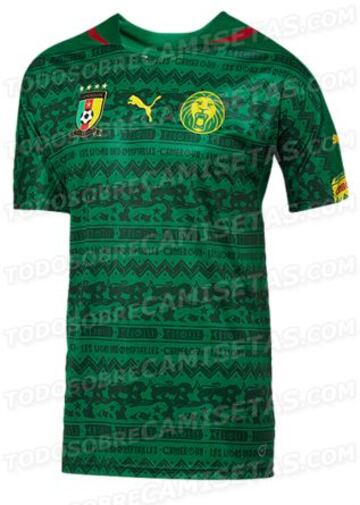 Camiseta de Camerún.
