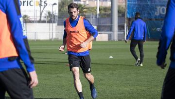 Víctor Sánchez será baja frente al Alcorcón el jueves en la Copa