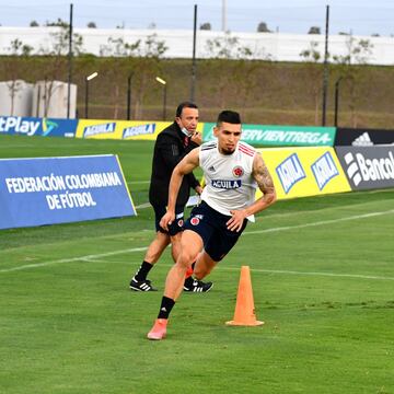 El delantero de Rangers, Alfredo Morelos, estuvo ausente en la práctica tras dar positivo para covid-19 en las pruebas PCR realizadas al plantel de la Tricolor.