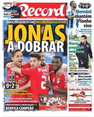 Portadas de la prensa deportiva