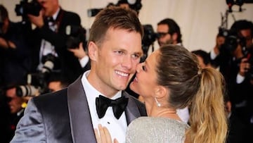 Tom Brady y Gisele B&uuml;ndchen en la gala MET.