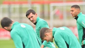 Entrenamiento del Athletic.