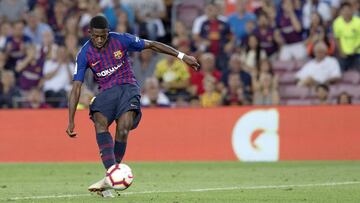 Dembélé ya se siente titularísimo en el Barça