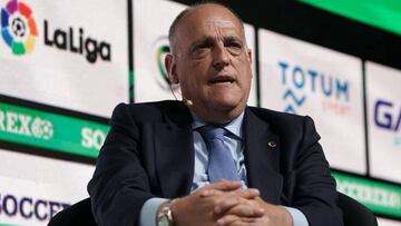 Tebas, sobre la situación del Málaga: "Si no ingresan tendrán graves problemas con nosotros"