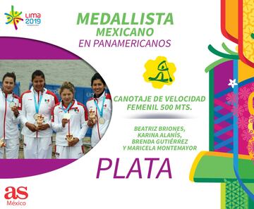 Canotaje de velocidad femenil 500mts