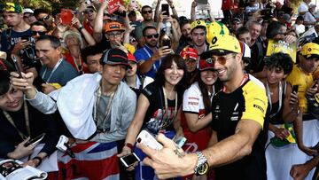 Ricciardo, en Albert Park, Australia. (F1 2019).
