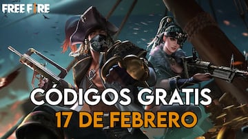 Códigos Free Fire hoy viernes 17 de febrero