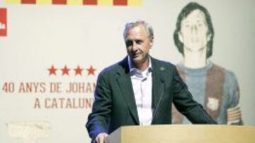 El exjugador y extécnico del FC Barcelona Johan Cruyff