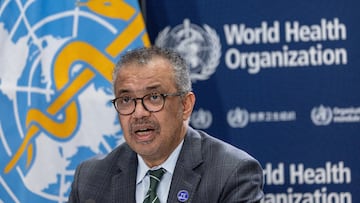 FILE PHOTO: Director-General of the World Health Organisation (WHO) Dr. Tedros Adhanom Ghebreyesus attends an ACANU briefing in Geneva, Switzerland, December 15, 2023. REUTERS/Denis Balibouse/File Photo