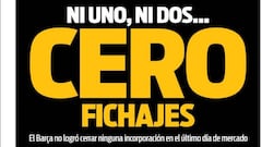El suspenso más cruel para el Barcelona en el mercado