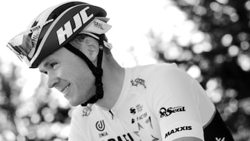 Chris Froome, con el maillot del Israel Start-Up Nation.