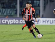 James hizo su debut en Copa Libertadores con Sao Paulo.