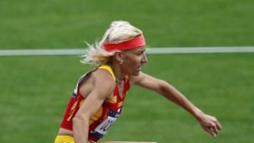 Marta Domínguez, duodécima en la final de 3.000 obstáculos.