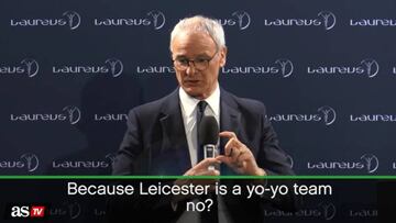Ranieri: "Leicester are a 'yo-yo' team"