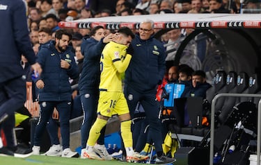 Baena tuvo que ser sustituido por lesión en el minuto 27. En su lugar entró Terrats.