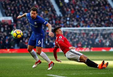 Así fue el partido de Alexis en el United-Chelsea