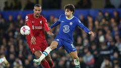 João Félix, en el encuentro ante el Liverpool.