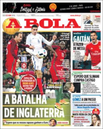 Portadas de la prensa mundial