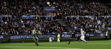 Wass inauguró el marcador. 1-0.