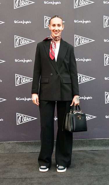 Virginia Torrecilla posa en la alfombra roja de la la presentación de la nueva campaña del Corte Inglés 'New' en Madrid.
 
 
 