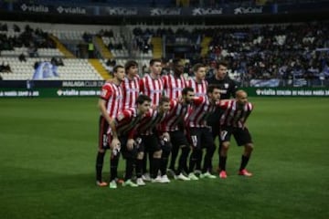 Málaga-Athletic en imágenes