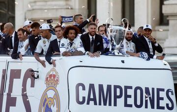 La Cibeles recibe a los campeones de la Champions