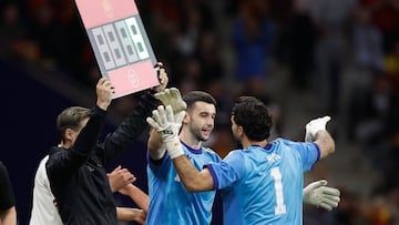 Joan García debuta con la Selección en el amistoso contra Egipto.