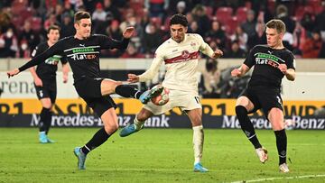 Ginter, a la derecha, dejará el Gladbach y está más cerca de firmar con el Bayern.