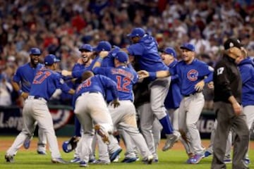 Las mejores imágenes del triunfo de los Cubs en la Serie Mundial