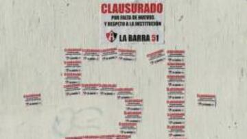 Afición del Atlas clausura simbólicamente instalaciones Atlistas.
