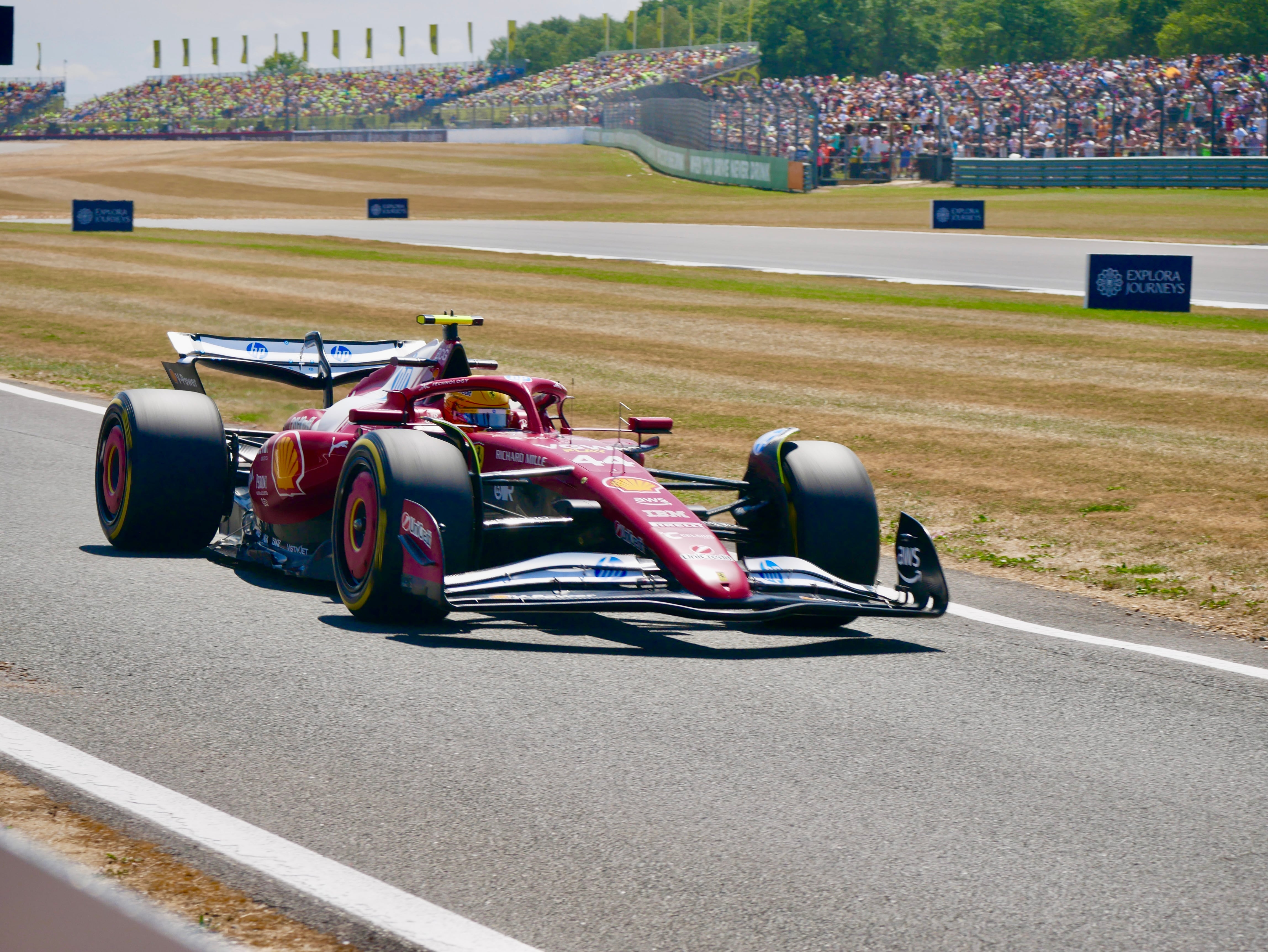 Lewis Hamilton (Ferrari SF-25). Silverstone, Gran Bretaña. F1 2025.