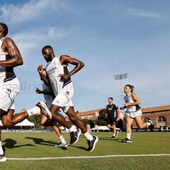 Real Madrid had its second training session in the USA