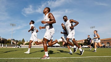 Real Madrid had its second training session in the USA